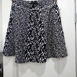 Black and white skirt
